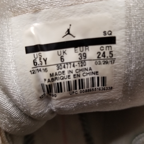 Air Jordans 7 retro platinum 2017 - Picture 3 of 3